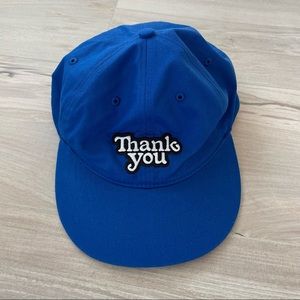 THANK YOU Flat Brim Skate Hat